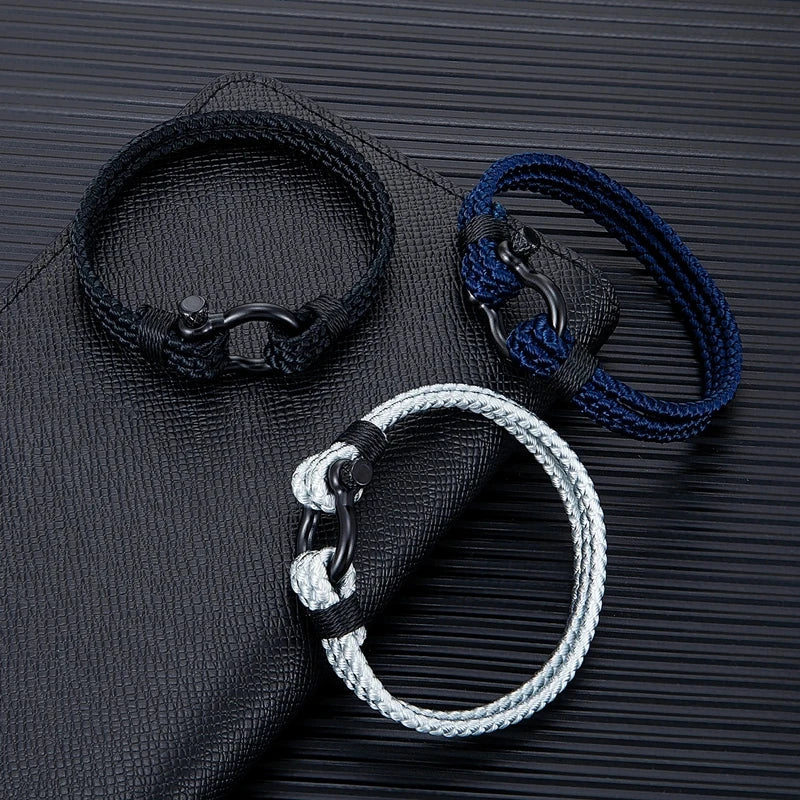 Stainless Steel Horseshoe Bracelet